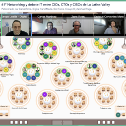 61º Networking y debate IT entre CIOs, CTOs y CISOs en sala virtual Captura de pantalla 2022 12 01 a las 17